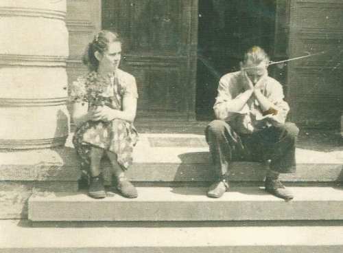 Chlumští Jarmila a Vítězslav (2) v roce 1948 ... Šlechtická sídla na Těšínském Slezsku, Mariusz Makowski